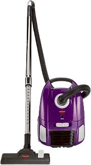 BISSELL Zing Bagged Canister Vacuum, Purple, 4122 – Corded